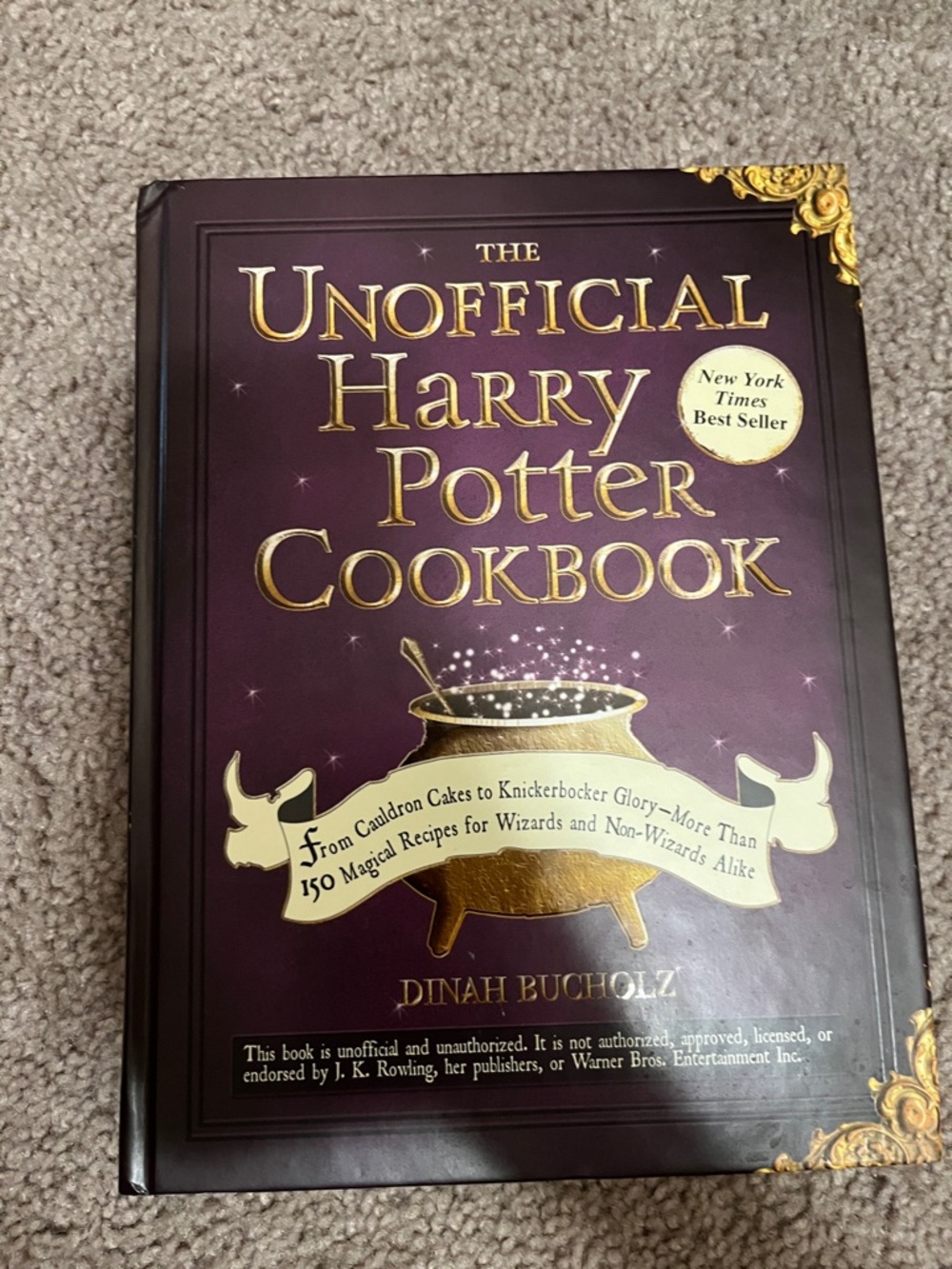The Unofficial Harry Potter Cookbook - Purple Cover by
